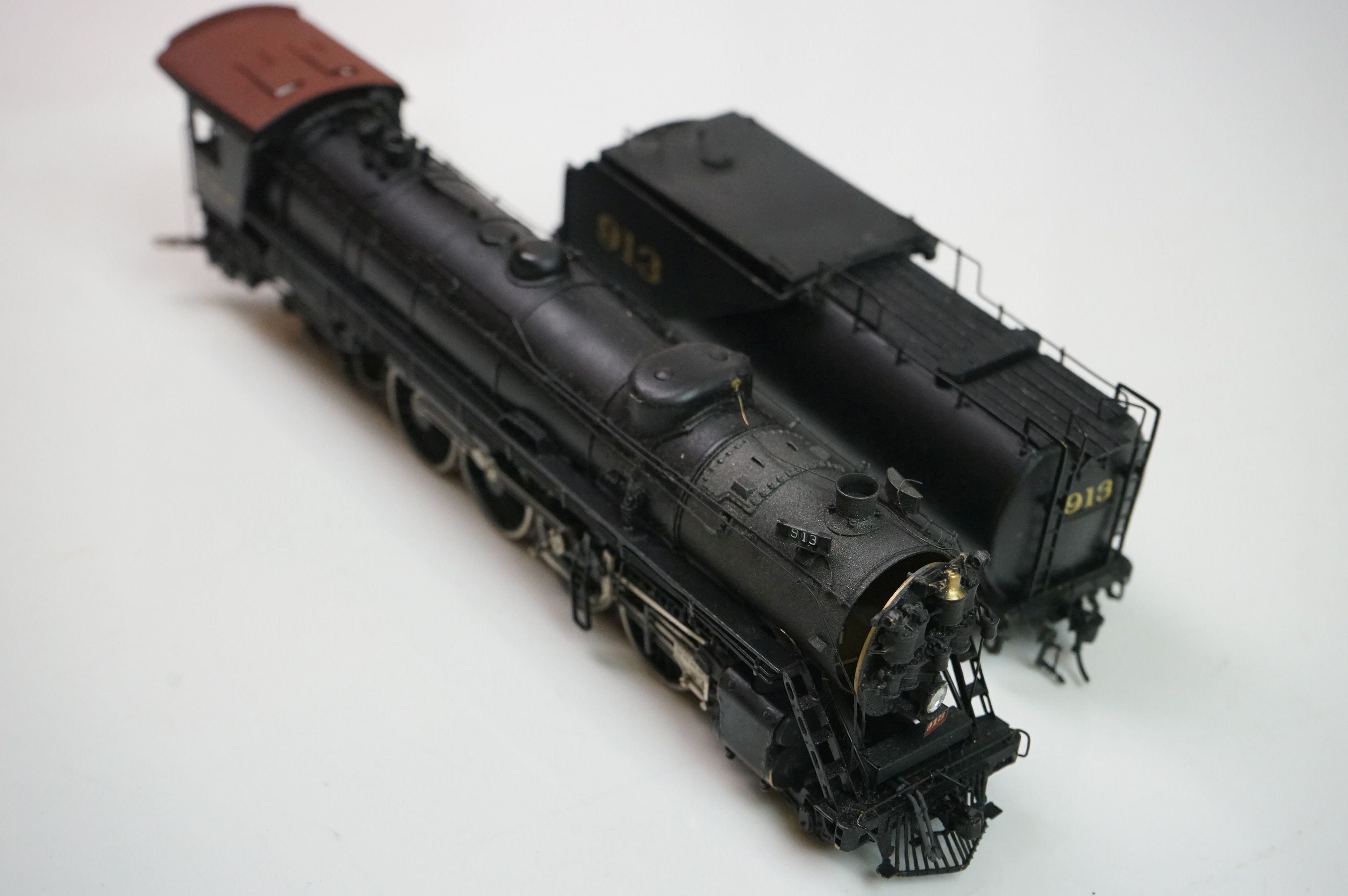 Boxed Westside Models HO gauge Great Northern S-2 4-8-4 brass locomotive & tender made by - Image 12 of 14