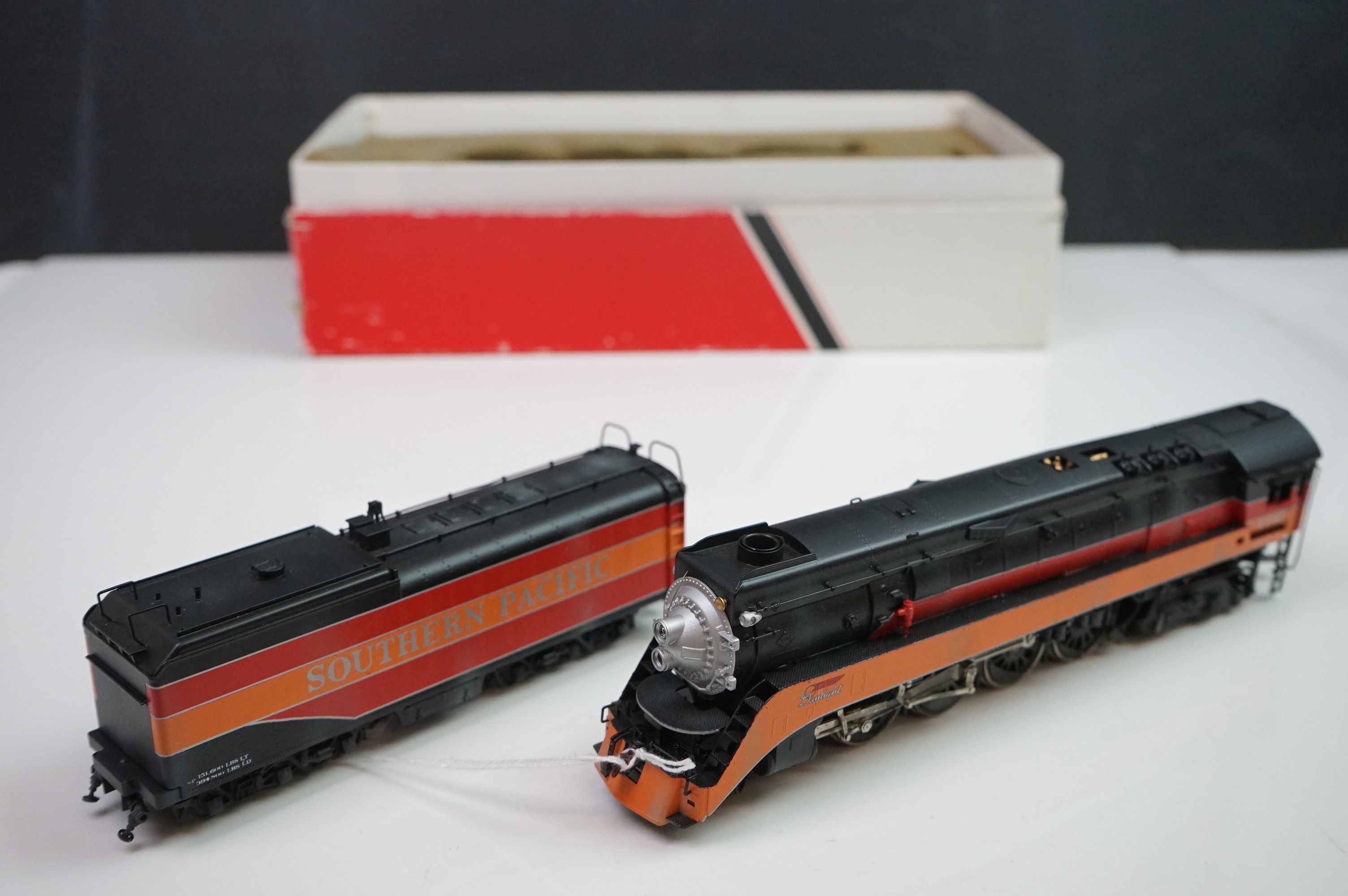 Boxed Westside Models HO gauge KTM Southern Pacific Daylight GS-4 4-8-4 brass locomotive & tender