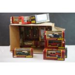 21 Boxed / cased Solido Age d'or diecast models mainly in maroon boxes