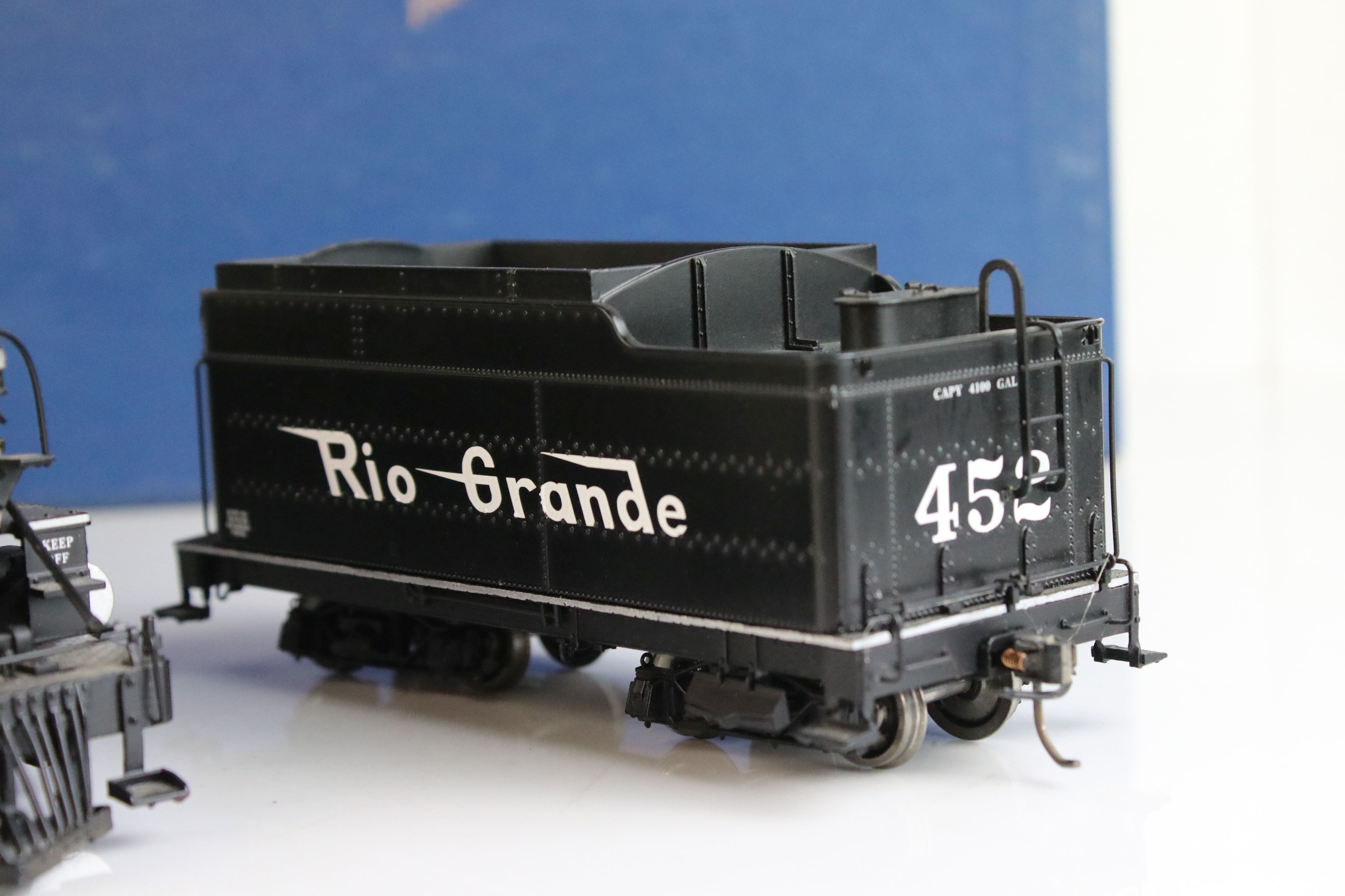 Boxed Mountain Model Imports (Korea) ON3Scale K-27 2-8-2 Factory Painted Road #452 D & RGW - Image 4 of 28