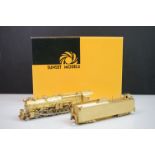 Boxed Sunset Models Inc HO gauge Prestige Series PRR 4-8-2 M-1A brass locomotive & tender (Korea),