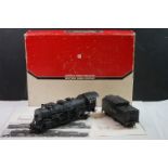 Boxed Westside Model Company O gauge Atchison, Topeka & Santa Fe #3160 2-8-2 brass locomotive &