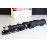 Boxed Westside Model Company HO gauge Baltimore & Ohio Q-4d 2-8-2 Mikado brass locomotive & tender