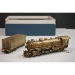 Boxed United Scale Models HO gauge Western Pacific 2-8-2 brass locomotive exclusively for Pacific