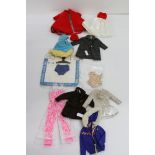 Group of original dolls clothing to include 1963 Mattel Barbie Beach Bandana, Mattel Barbie Ski