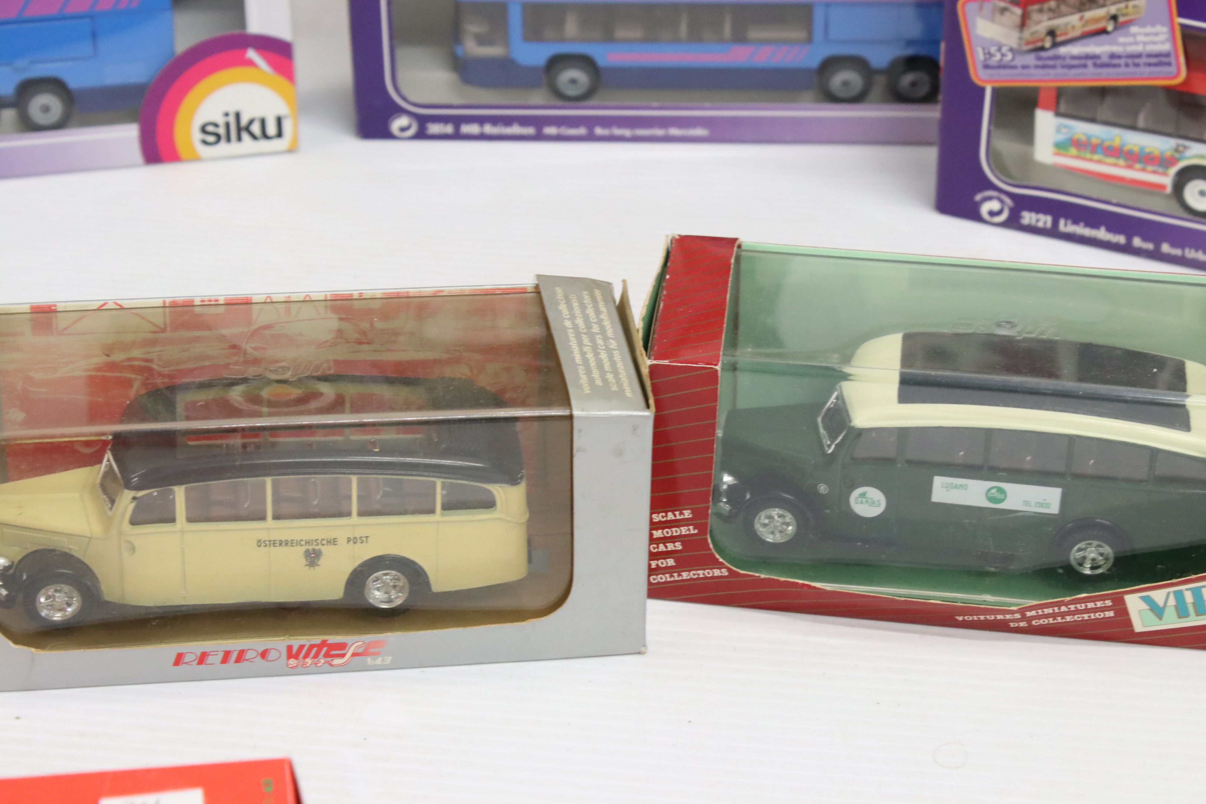 10 x Boxed diecast models to include 4 x Siku featuring 3121 Linienbus and 3 x 3814 MB-Reisebus, 2 x - Image 4 of 6