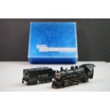 Boxed Balboa Katsumi (Japan) HO gauge Santa Fe Atlantic 4-4-2 Class 1482 brass locomotive &