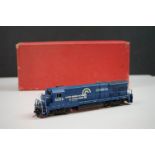 Boxed E & P Associates GE B36-7 painted Conrail brass locomotive by Samhongsa (Korea), appearing