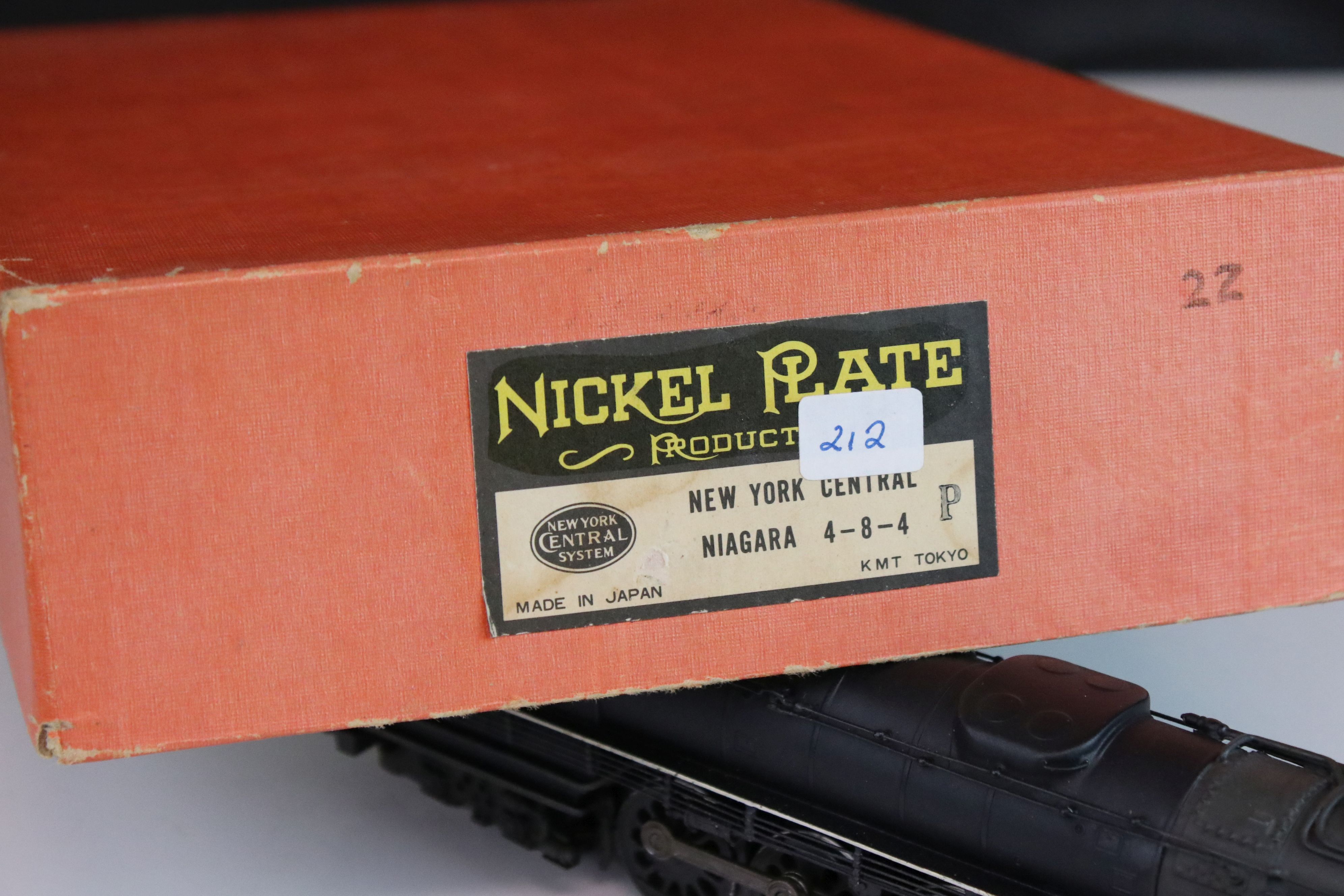 Boxed Nickel Plate Products HO gauge New York Central Niagara 4-8-4 brass locomotive & tender (KMT - Image 10 of 11