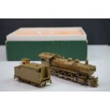 Boxed SKI HO gauge Northern Pacific 2-8-2 W brass locomotive & tender Pacific Fast Mail exclusive (
