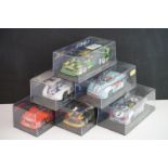 Six cased Fly Model slot cars to include A145 Ford Capri RS Turbo, A144L Ford Capri RS Turbo 1978,