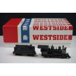 Boxed Westside Model Company D & RGW Class C-16 #278 Hon-3 2-8-0 brass locomotive & tender, painted,