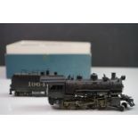 Boxed United Scale Models HO gauge Santa Fe 2-8-0 brass locomotive & tender exclusively for