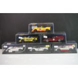 Six cased Fly Classic slot cars to include C44 Porsche 908 Flunder, C14 Porsche 908 Brands Hatch,
