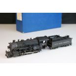 Boxed Alco Models HO gauge S-120 New York Central System G-46h 2-8-0 brass locomotive & tender, made