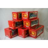 Seven boxed 1:18 scale Tonka Polistil diecast models to include 5 x Porchse 911 Turbo Cabriolet