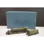 Boxed United Scale Models HO gauge Sierra R.R. 2-6-6-2 Mallet Articulated brass locomotive, painted,