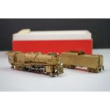Boxed Westside Models HO gauge Pennsylvania K-5 4-6-2 brass locomotive & tender made by Katsumi