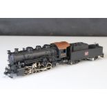 Gem / Akane Chicago Burlington Quincy Class F7 0-8-0 Switcher brass locomotive with tender (