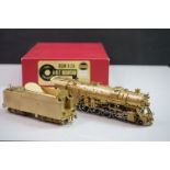 Boxed Key Imports HO gauge N&W K-2A 4-8-2 Mountain brass locomotive & tender, made by Samhongsa (