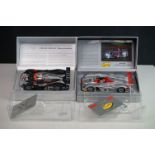 Two boxed Slot it slot cars to include CW19 Audi R8 LMP n.8 1st 24th Le Mans 2000 and CA01-10th Audi