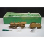 Boxed Overland Models HO gauge C&O G-92 2-8-0 brass locomotive, made by ROK-AM (Korea), unpainted,