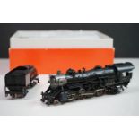 Boxed Precision Scale Model Co HO Gauge Q7f 2-8-2 B&O brass locomotive & tender, made in Korea by FM