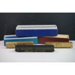 Three boxed HO gauge items of brass rolling stock to include Cascade Models 2521 Northern Pacific