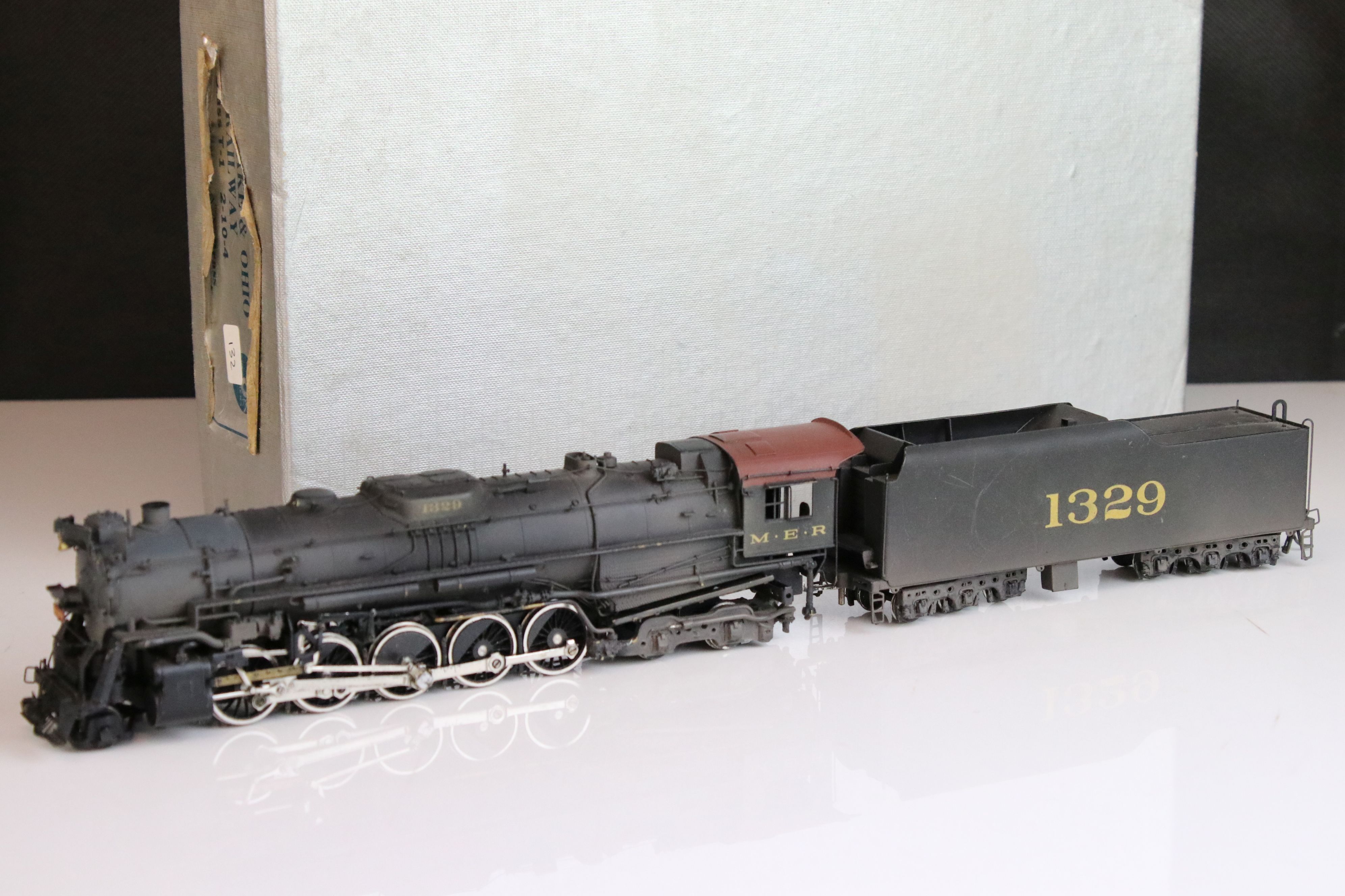 Boxed Daiyoung Models Co HO gauge ST275 Chesapeake & Ohio Railway Class T-1 2-10-4 '1329'brass