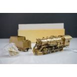 Boxed Sunset Models HO gauge Boston & Maine K-8b 2-8-0 w/Worthington BL FWH brass locomotive &