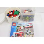 Lego - Quantity of Lego to include boxed City Starter Set 60023 (unchecked), various bricks and