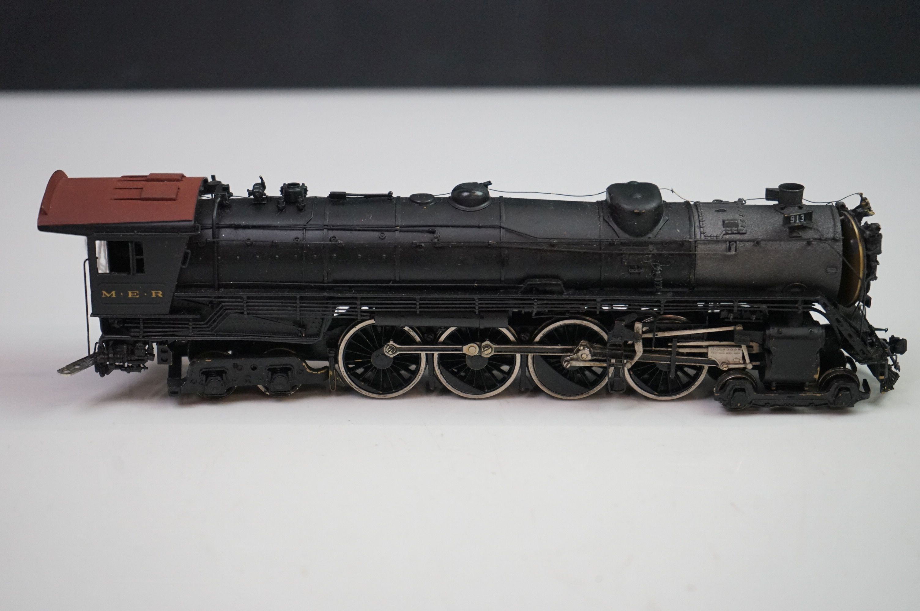 Boxed Westside Models HO gauge Great Northern S-2 4-8-4 brass locomotive & tender made by - Image 4 of 14