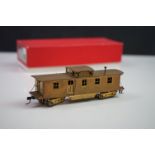 Three boxed Western Model Company HO gauge items of brass rolling stock to include Western Pacific