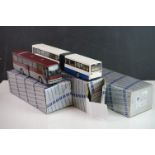 Three boxed Conrad scale models to include Mercedes Benz Articulated Bus, 5423 MAN-Reisebus 90 and