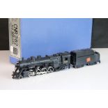 Boxed VH Scale Models HO gauge CNR 2-8-2 S-2 Mikado brass locomotive & tender, Canadian National