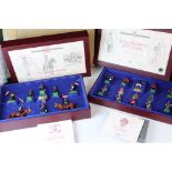 Two boxed ltd edn Britains metal figure sets to include 5392 The 9th/12th Royal Lancers and 5193 The