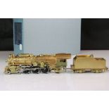 Boxed Custom Brass NJ ST-219 NTNH & H Class I-4 4-6-2 brass locomotive & tender (Japan),