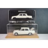 Boxed Pauls Model Art Minichamps 1:18 Alfa Romeo Guilia Super 1970 in white diecast model