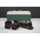 Boxed Toby HO gauge CPR 4-6-2 Class G-2 2658 Canadian Pacific Rail brass locomotive & tender (