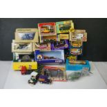 18 Boxed diecast models to include 1980s Matchbox, Corgi Bloodhound SSC, Lledo etc plus unboxed