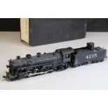 Boxed Hallmark Models Inc HO gauge SLSF 2-8-2 (Firsco) brass locomotive & tender made by Dong Jin (