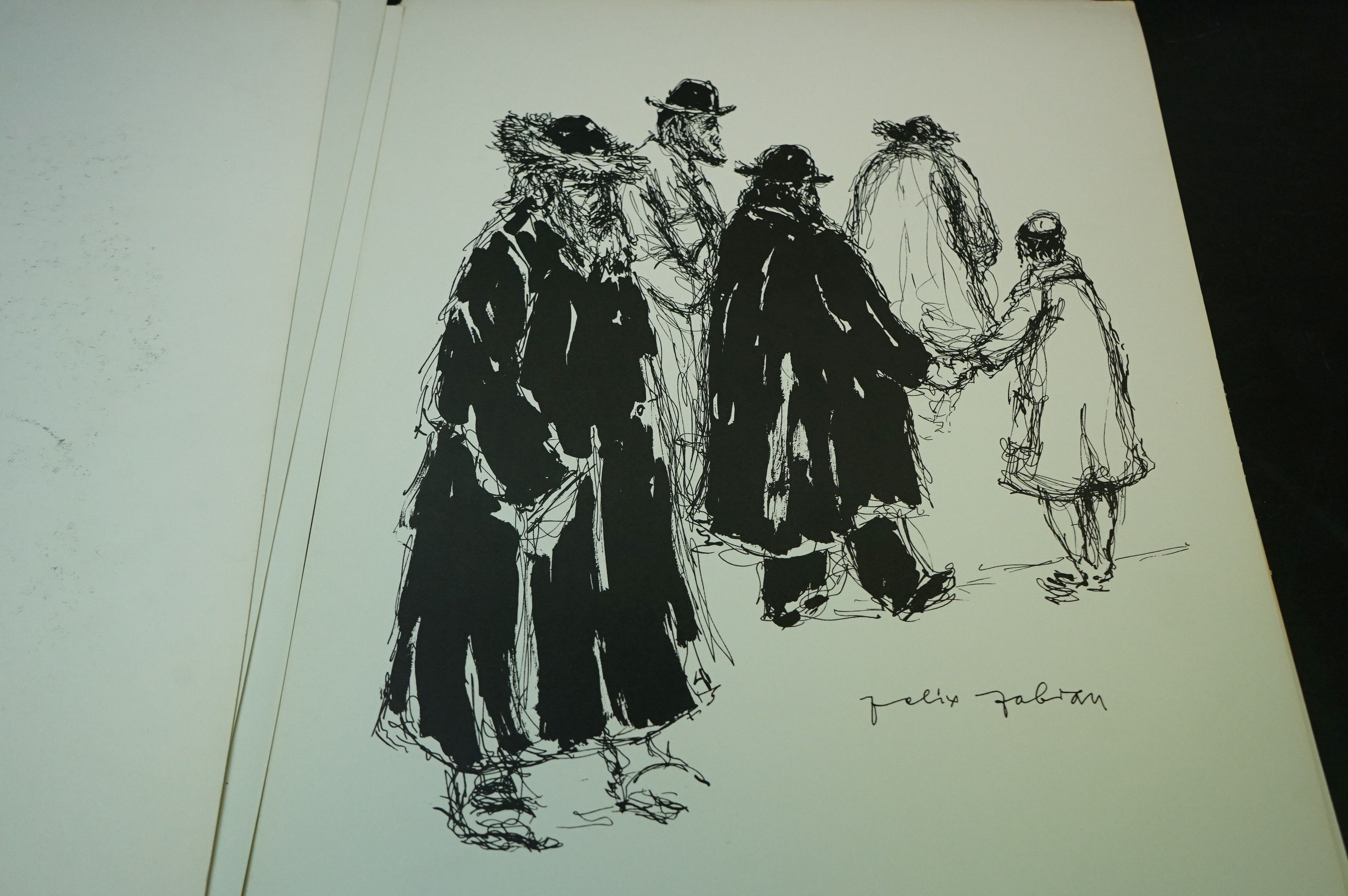 Felix Fabian 1913 - 1979 a portfolio of 14 original lithographs drawings published 1968. - Image 7 of 19