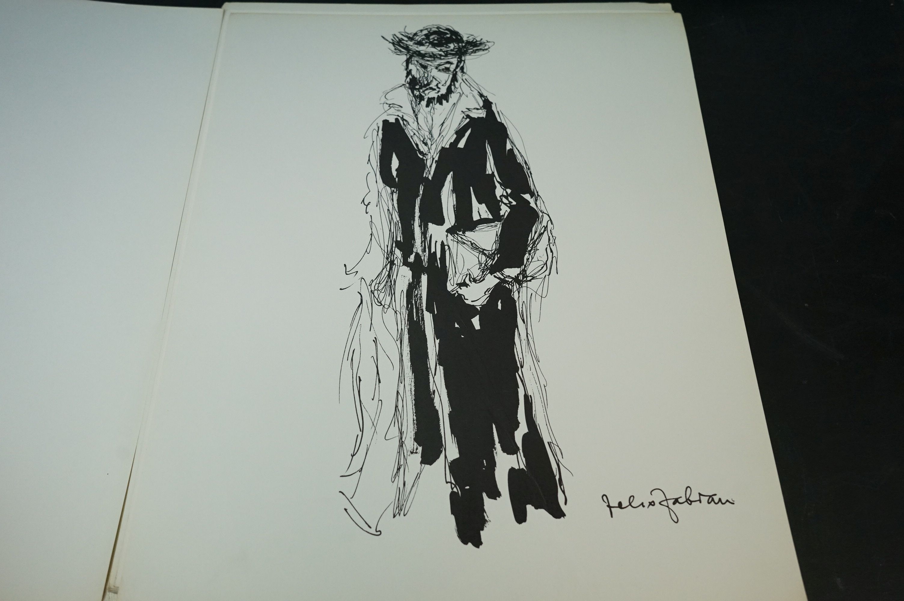 Felix Fabian 1913 - 1979 a portfolio of 14 original lithographs drawings published 1968. - Image 5 of 19