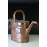 Large Antique Copper Watering Can, 35cms high