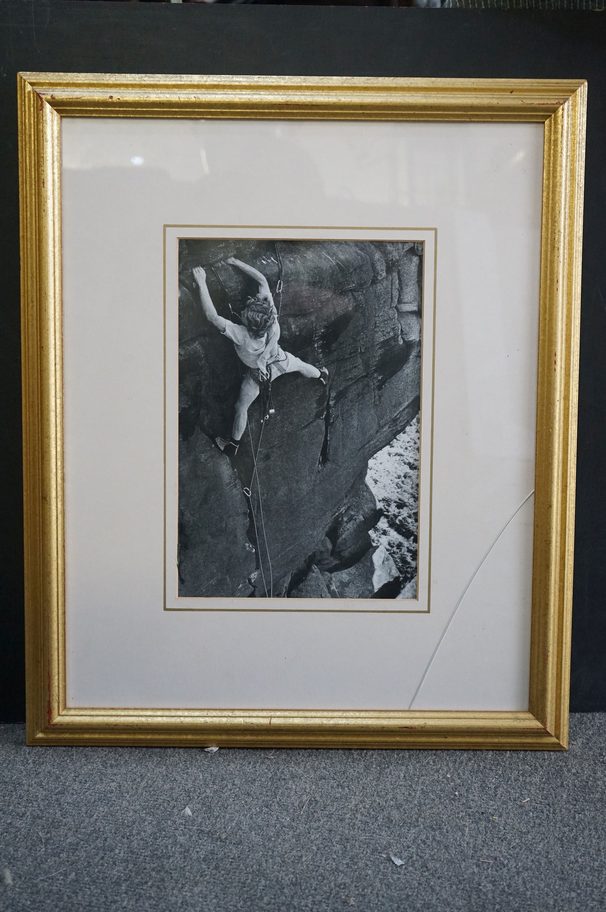 A large quantity of black and white mountaineering photographs with mountain Gallery hand written - Image 22 of 27