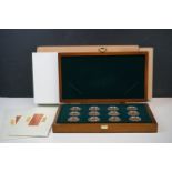 A Royal Mint The Sovereign Three Monarch Mintmart Set, Set contains 12 Full gold sovereigns, Dates