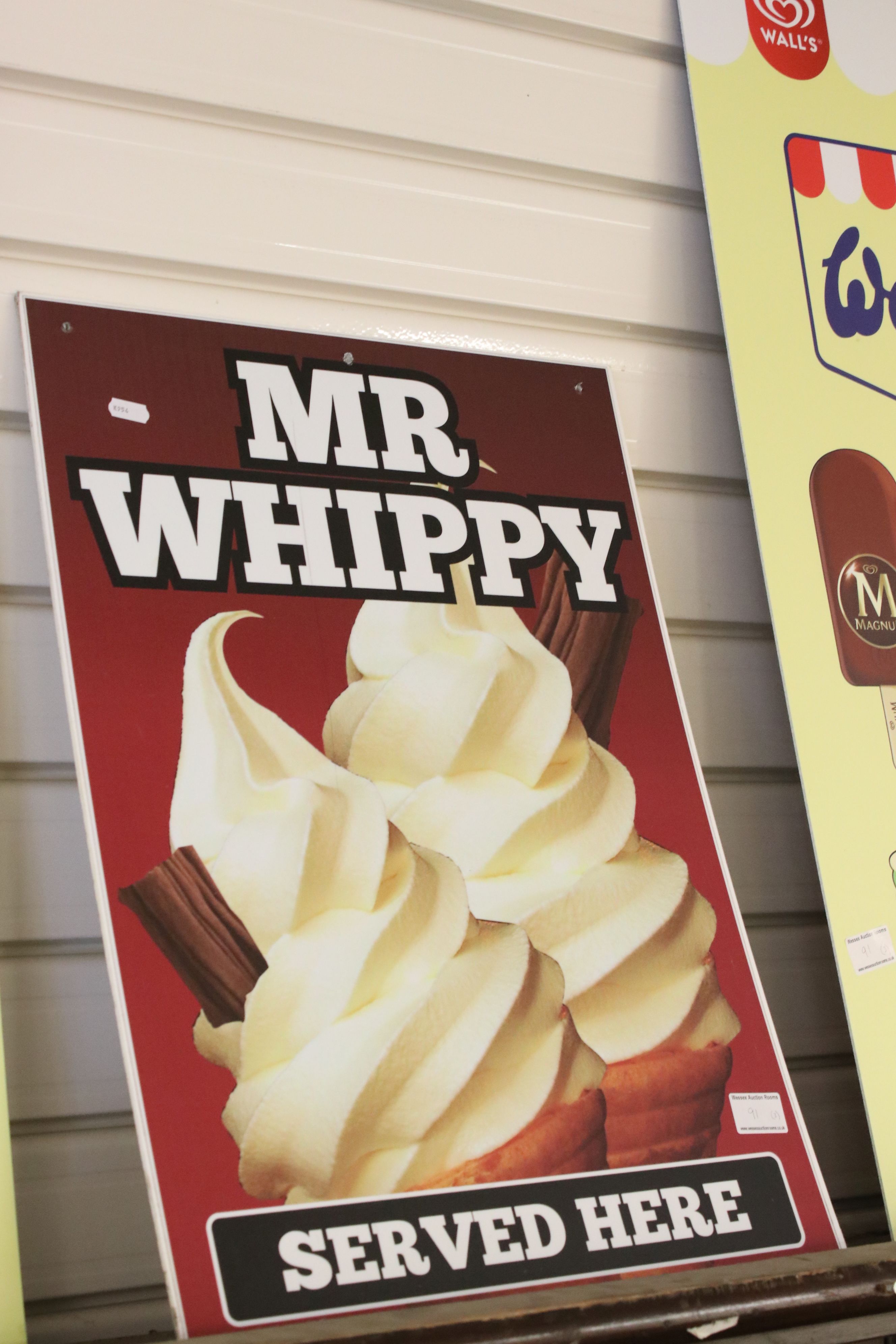 Three contemporary Ice Cream advertising signs to include 2 x Walls and Mr Whippy - Image 2 of 4