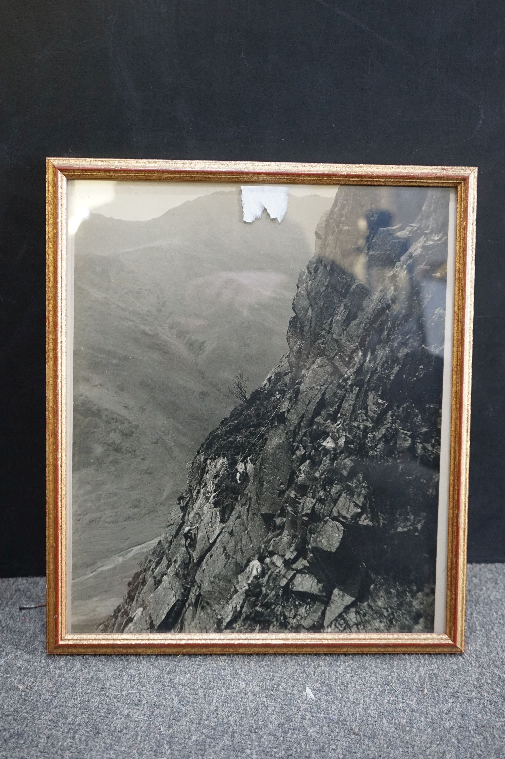 A large quantity of black and white mountaineering photographs with mountain Gallery hand written - Image 9 of 27
