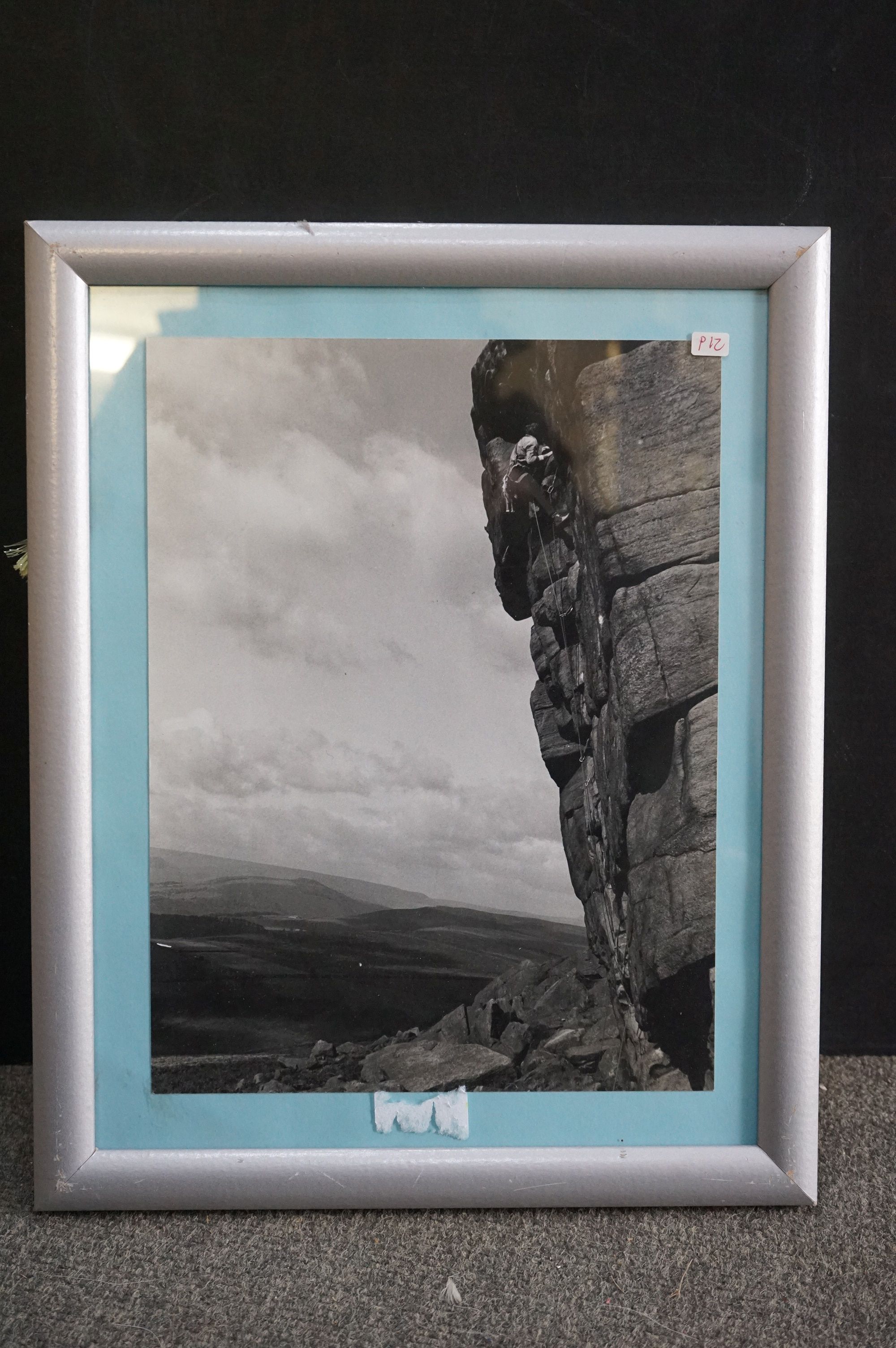 A large quantity of black and white mountaineering photographs with mountain Gallery hand written - Image 17 of 27