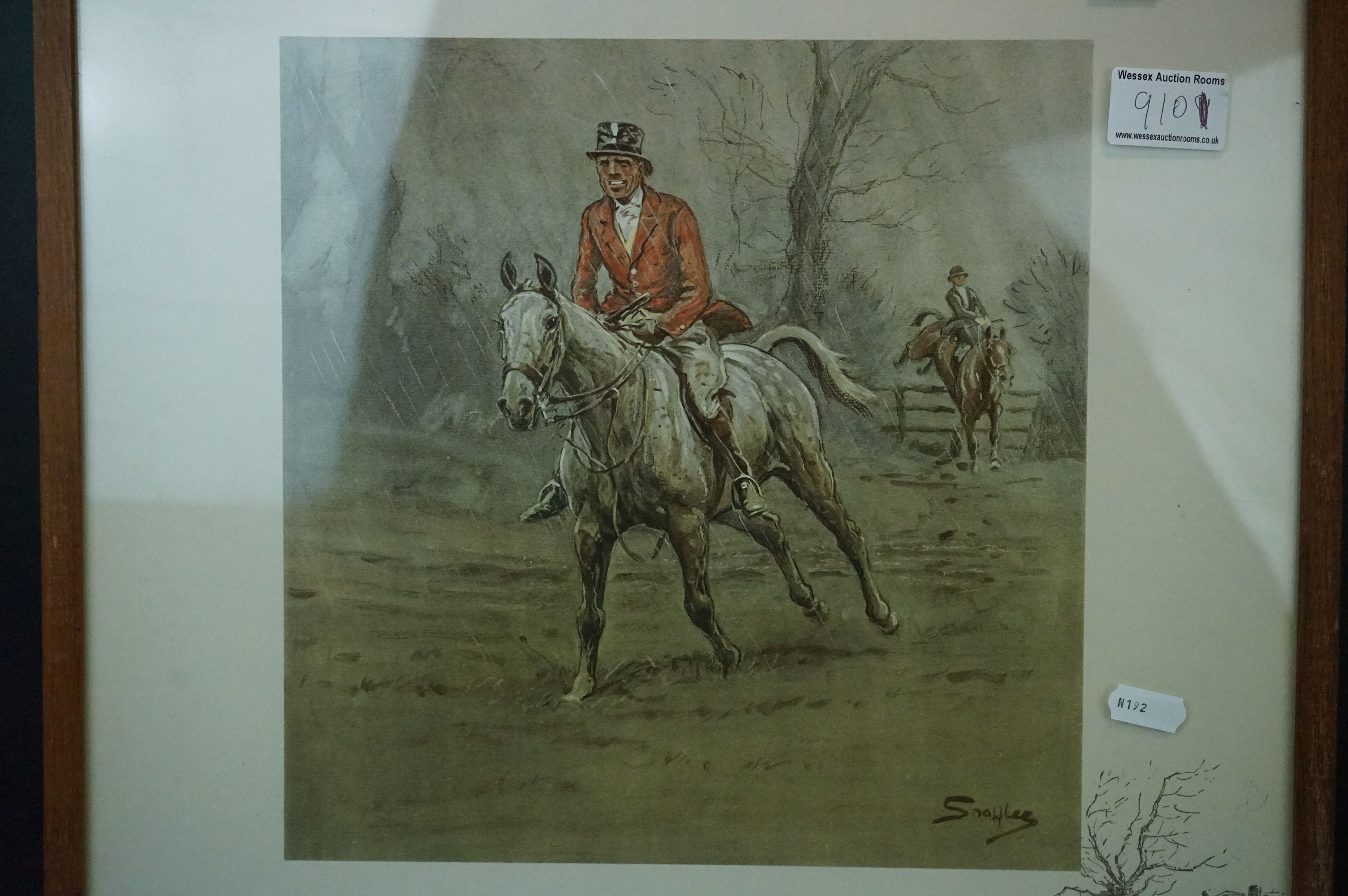 Snaffles Charles Johnson Payne 1884-1967 Merry England circa 1927 hand coloured print signed in - Image 2 of 8